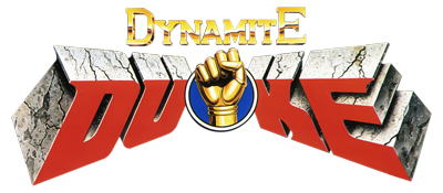 Dynamite Duke logo for Sega Mega Drive